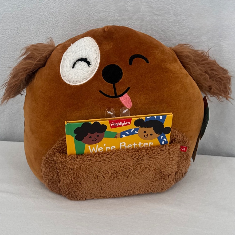 NEW Highlights Snuggle Stories Puppy Plush & Book Kids Dog Stuffed Animal- Rare!